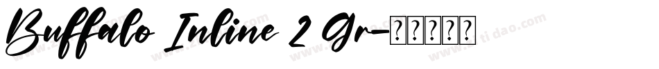 Buffalo Inline 2 Gr字体转换